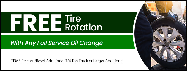 Free Tire Rotation